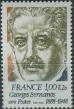1978, Francie, 2073, 90. výročí narození Georgese Bernanosa ∗∗