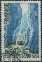 1978, Francie, 2077, Výplatní známka: Turismus ⊙