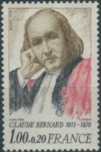 1978, Francie, 2117, 100. výročí úmrtí Clauda Bernarda ∗∗