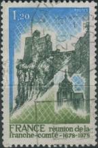 1978, Francie, 2119, 300. výročí navrácení Franche-Comté k Francii ⊙