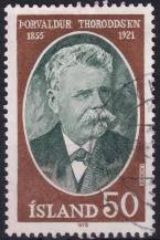 1978, Island, 0528, Osobnosti (II): Thorvaldur Thoroddsen ⊙ 
