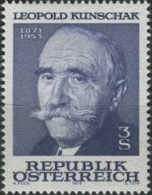 1978, Rakousko, 1569, 25. výročí úmrtí Leopolda Kunschaka ∗∗