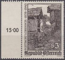 1978, Rakousko, 1571, 100. výročí narození Suitberta Lobissera, počitadlo, **