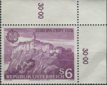 1978, Rakousko, 1573p, EUROPA: Malby budov ∗∗