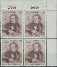 1978, Rakousko, 1590p, 150. výročí úmrtí Franze Schuberta ∗∗ ⊞ r