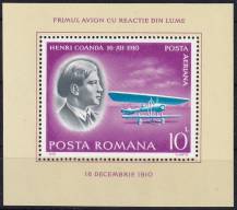 1978, Rumunsko, A156, Letecký: Pionýři letectví  ✶✶