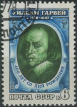 1978, SSSR, 4748, 400. výročí narození Williama Harveye ⊙