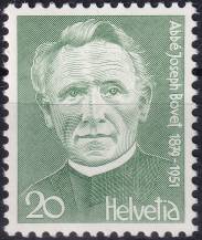 1978, Švýcarsko, 1137, Portréty (V): Abbé Joseph Bovet ✶✶