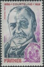 1979, Francie, 2160, 50. výročí úmrtí Georgese Courtelina ∗∗