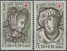 1979, Francie, 2183/2184A, Červený kříž ∗∗
