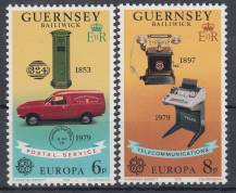 1979, Guernsey, 0189/0190, EUROPA, **