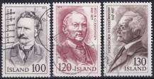 1979, Island, 0547/0549, Osobnosti (IV) ⊙