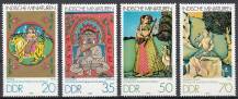 1979, NDR, 2418/2421, Indické miniatury, **