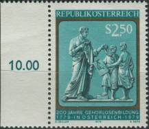 1979, Rakousko, 1606p, 200 let vzdělávání neslyšících v Rakousku ∗∗