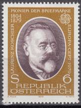 1979, Rakousko, 1608, EUROPA - Historie pošty, **