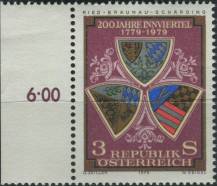 1979, Rakousko, 1610p, 200 let Innviertelu ∗∗