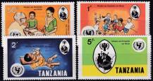 1979, Tanzanie, 0123/0126, Mezinárodní rok dětí ✶✶