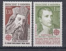 1980, Andorra (Francouzská pošta), 0305/0306, EUROPA, **