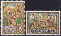 1980, Andorra (Španělská pošta), 0136/0137, Vánoce ✶✶