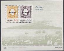 1980, Azory, A01, 112. výročí prvního vydání známek Azor ✶✶