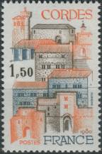 1980, Francie, 2201, Výplatní známka: Turismus ∗∗