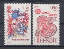 1980, Francie, 2202/2203, EUROPA, **