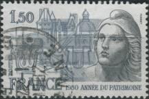 1980, Francie, 2212, Národní rok za záchranu kultury ⊙