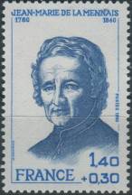 1980, Francie, 2218, 200. výročí narození Jeana-Marie-Roberta de La Mennaiseho ∗∗