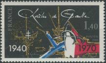 1980, Francie, 2228, 40. výročí Výzvy z 18. června 1940 a 10. výročí úmrtí Generála Charlese de Gaulla (1890-1970) ∗∗