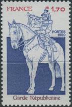 1980, Francie, 2230, Republikánská garda k čestné a strážní službě v Paříži ∗∗