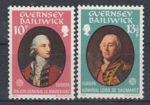 1980, Guernsey, 0204/0205, EUROPA, **