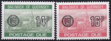 1980, Guernsey, DL28/29, Doplatní známky: Přístav St. Peter  ✶✶  