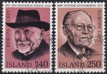 1980, Island, 0552/0553, EUROPA: Významné osobnosti ⊙