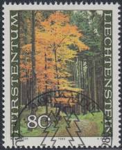 1980, Lichtenštejnsko, 0759, Les v ročních obdobích: Podzim ⊙