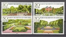 1980, NDR, 2486/2489, Barokní zahrady, **