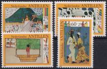 1980, Nizozemské Antily, 0432/0435, Příplatkové pro mládež ∗∗