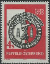1980, Rakousko, 1637, 750 let města Halleinu ∗∗
