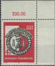 1980, Rakousko, 1637p, 750 let města Halleinu ∗∗