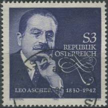 1980, Rakousko, 1650, 100. výročí narození Leo Aschera ⊙