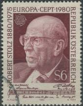 1980, Rakousko, 1652, EUROPA: Významné osobnosti ⊙