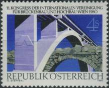 1980, Rakousko, 1653, Kongres Mezinárodního sdružení pro stavbu mostů a pozemního stavitelství, Vídeň ∗∗