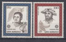 1980, San Marino, 1212/1213, EUROPA, **