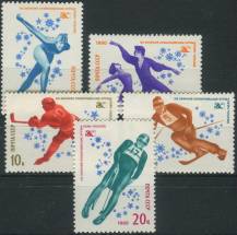1980, SSSR, 4915/4919, Zimní olympijské hry, Lade Placid ∗∗