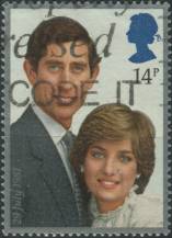 1981, Anglie, 0884, Svatba prince Charlese a Lady Diany Spencerové ⊙