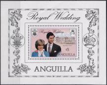 1981, Anguilla, A038, Svatba prince Charlese a lady Diany Spencerové ✶✶