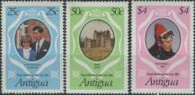 1981, Antigua, 0628/0630A, Svatba Prince Charlese a Lady Diany Spencerové (I) ✶✶