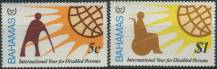 1981, Bahamy, 0474/0475, Mezinárodní rok postižených ✶✶