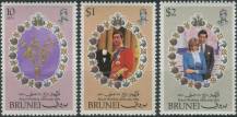 1981, Brunej, 0252/0254, Svatba prince Charlese a Lady Diany Spencerové ✶✶
