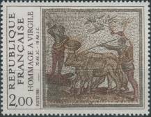 1981, Francie, 2293, 2000. výročí úmrtí římského básníka Vergilia (70-19 př. Kr.) ∗∗