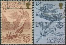 1981, Guernsey, 0223/0224, EUROPA: Folklór ⊙